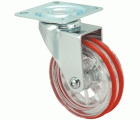 SERIE RD-RD Rojo, Giratorio/Platina/Sin Freno